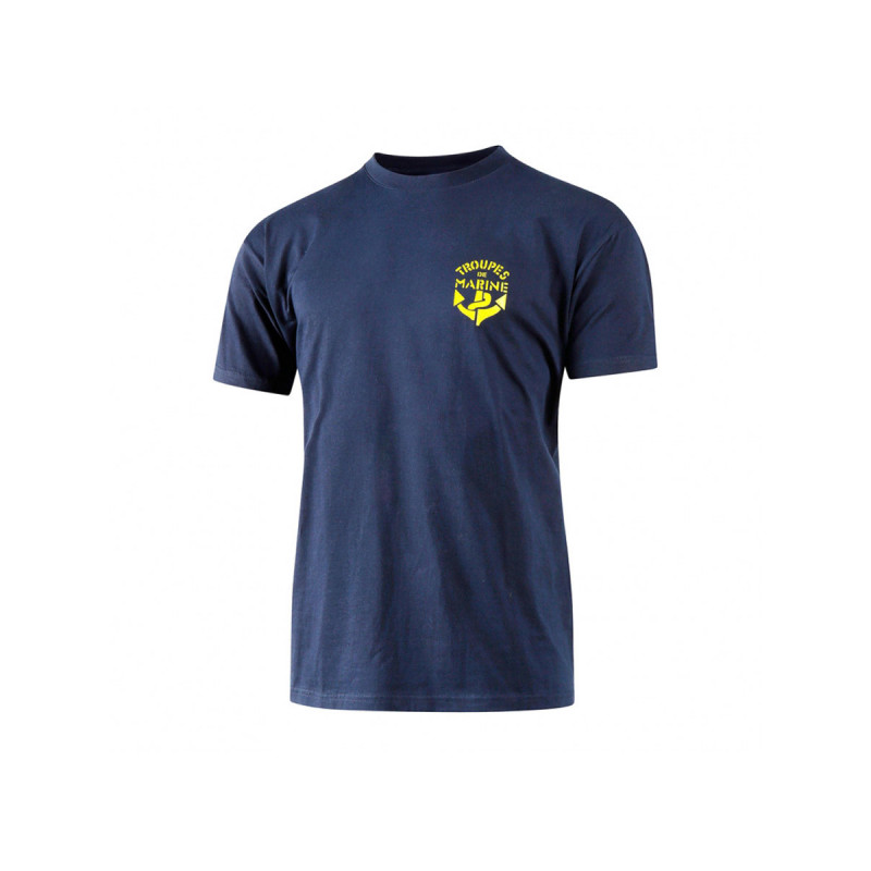 T-Shirt Troupes de Marine 100% coton - Bleu Marine